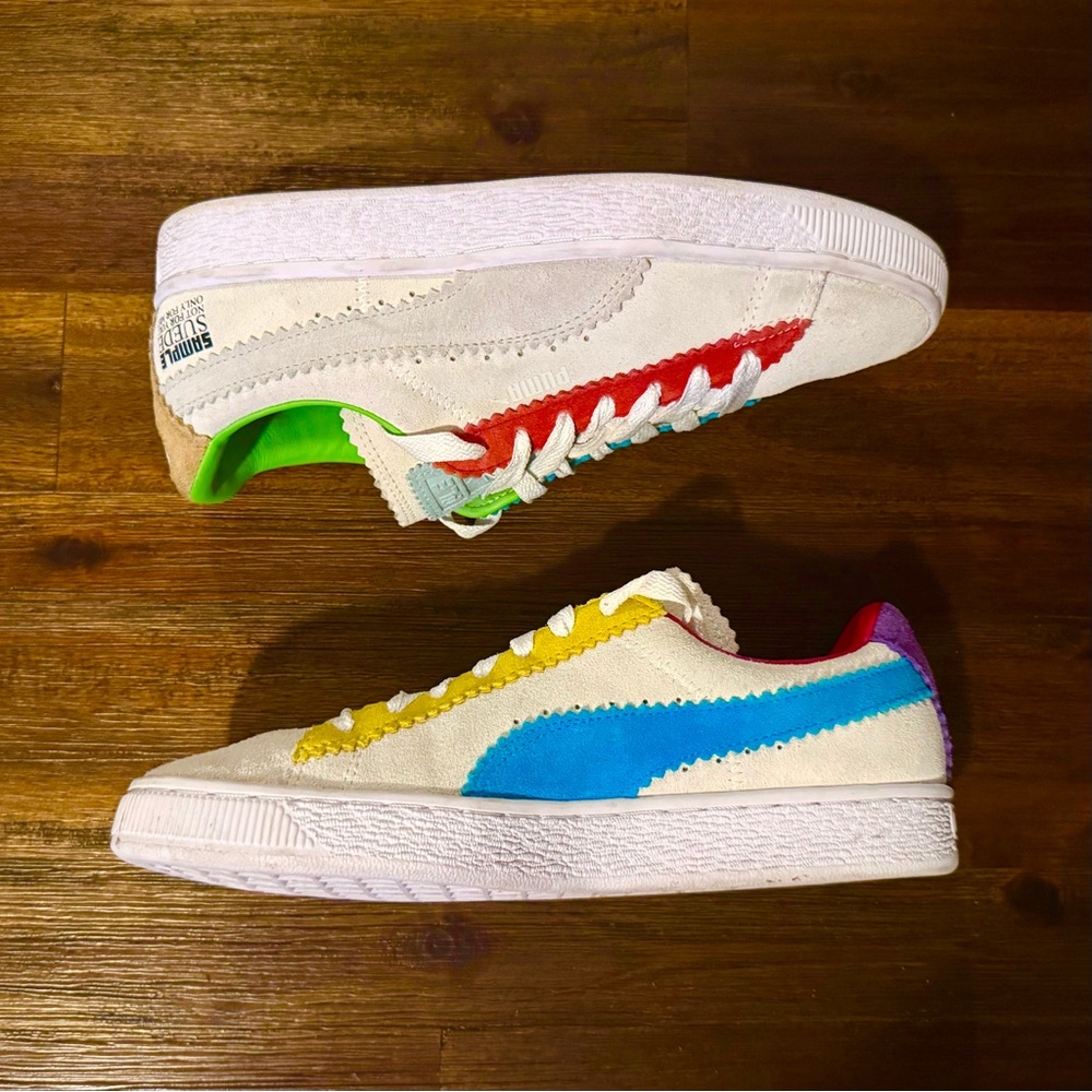Puma Sample Suede Michael Lau - Size 7.5 Multicolor RARE LIMITED Only 250 Ever